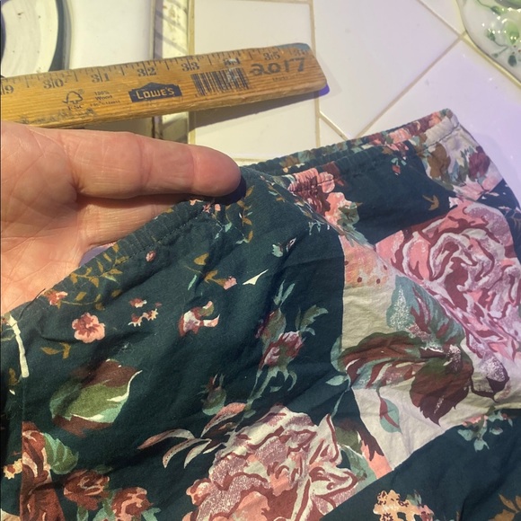 Floral Patchwork Maxi Dress with Puff Sleeves size 6 - Picture 11 of 11